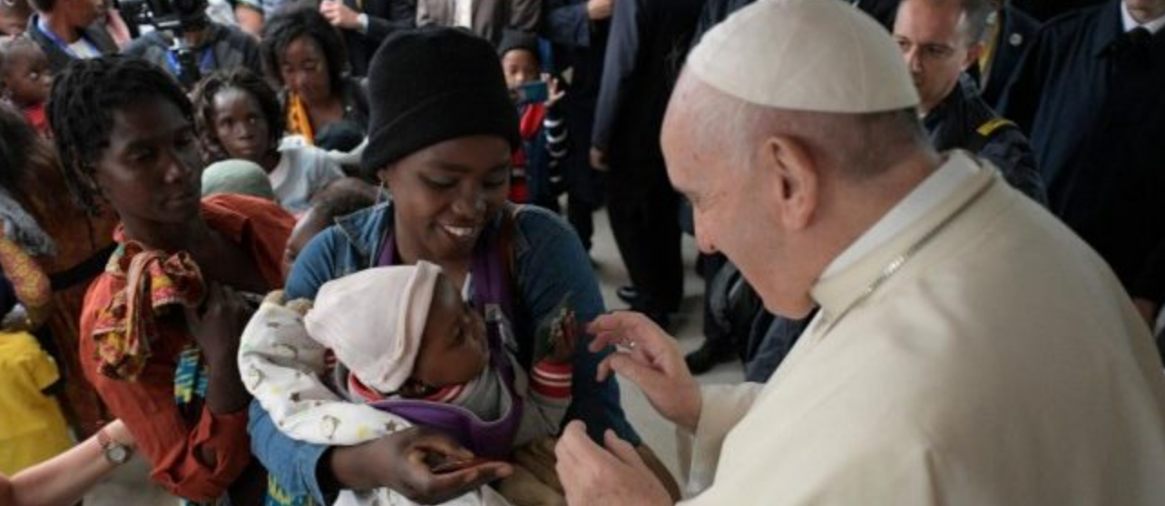 Visita del Papa al Centro DREAM