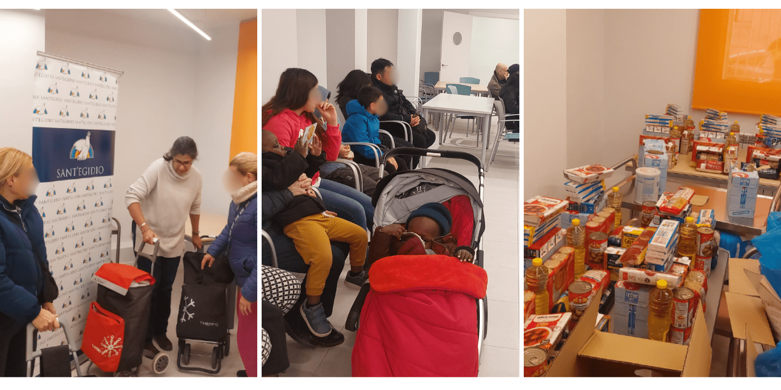 Servicio de apoyo a familias en la Casa Fratelli Tutti